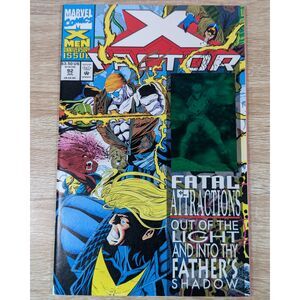X-Factor #92 Fatal Attractions Hologram Cover Marvel Comics 1993